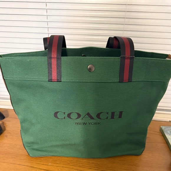 Coach Handbags - NWT Authentic Coach Green Tote Bag